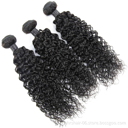 wholesale factory price 10A straight black human hair extension brazilian water wave hair bundles